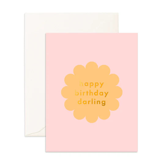 Happy Birthday Darling Greeting Card