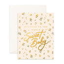 Welcome to the World Sweet Baby Greeting Card