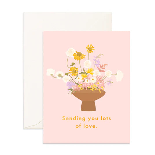 Sending Lots of Love Greeting Card