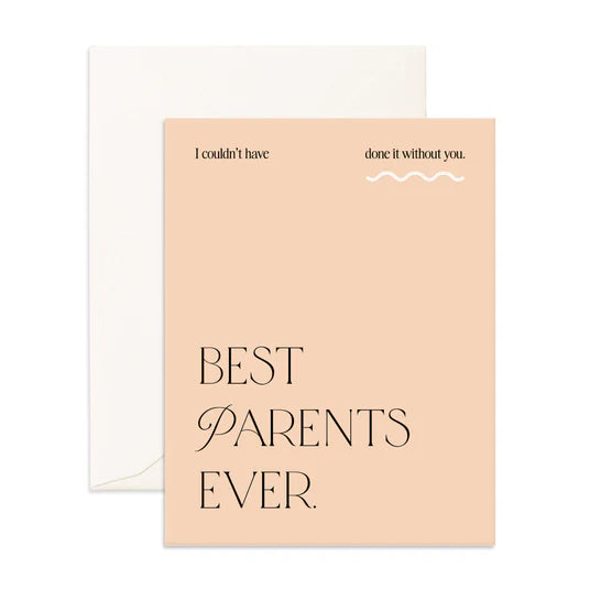 Best Parent's Ever Greeting Card