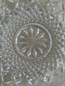 Set of Cut Glass Plates