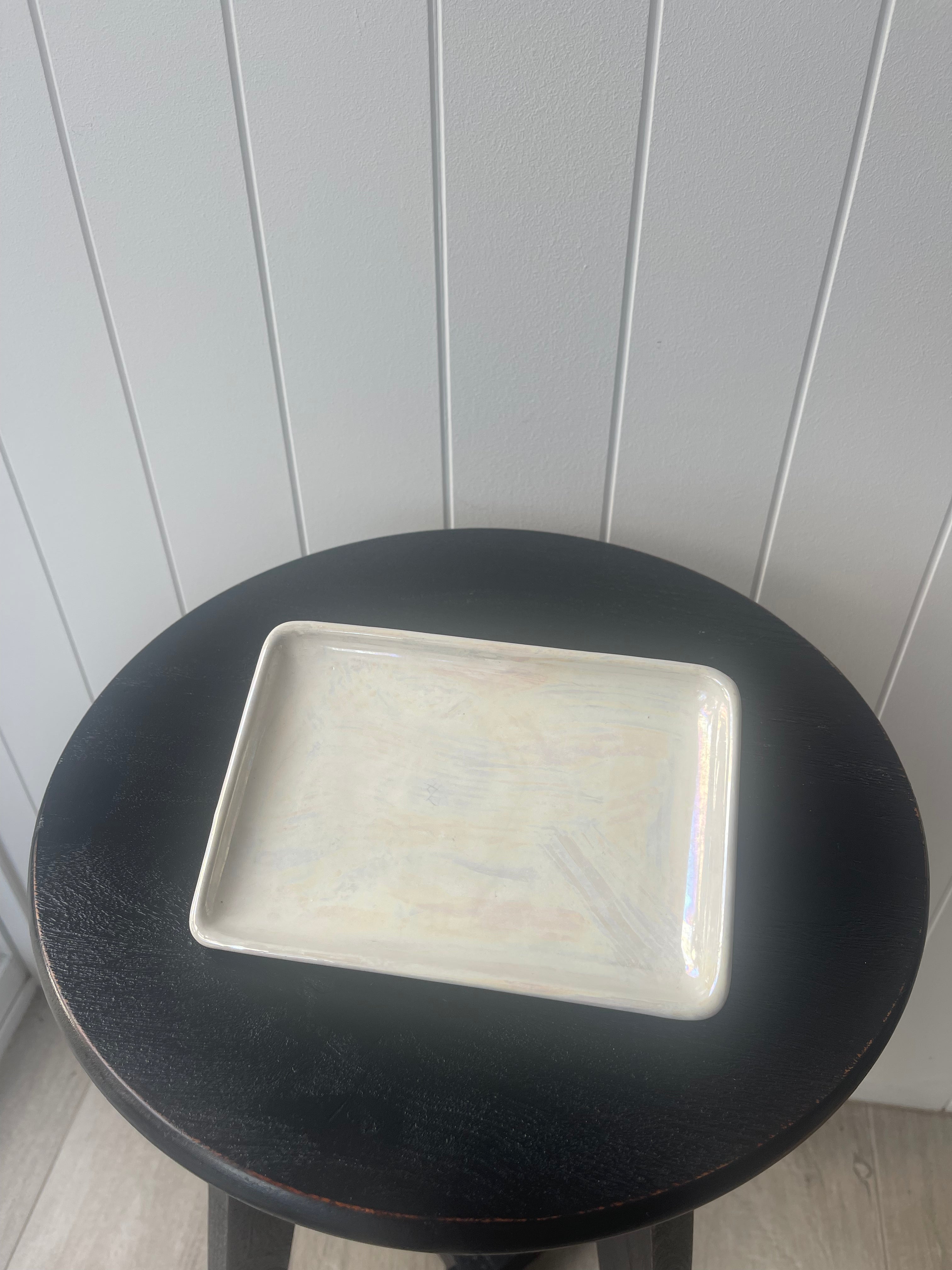 Vintage Lustreware Trinket Tray