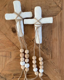 White Cross Wall Hanger